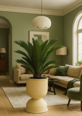Berceau beige & Cycas